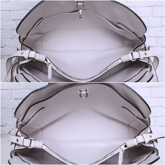 Louis Vuitton Mira MM White Taurillon Satchel Crossbody and Shoulder Purse A4780 - Picture 4 of 11